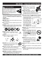 Preview for 10 page of MULTIQUIP Micasa MVC-70H Operation And Parts Manual