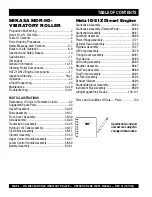 Preview for 4 page of MULTIQUIP Mikasa MDR-9D Operation And Parts Manual