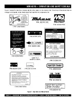 Preview for 10 page of MULTIQUIP Mikasa MDR-9DYE Operation And Parts Manual