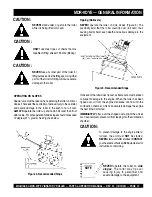 Preview for 15 page of MULTIQUIP Mikasa MDR-9DYE Operation And Parts Manual