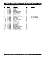 Предварительный просмотр 79 страницы MULTIQUIP Mikasa MDR-9DYE Operation And Parts Manual