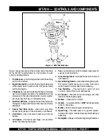 Preview for 11 page of MULTIQUIP Mikasa MT-70H Parts And Operation Manual