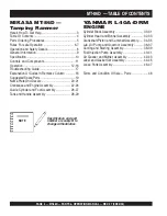 Preview for 4 page of MULTIQUIP Mikasa MT-86D Operation And Parts Manual