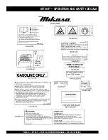 Preview for 10 page of MULTIQUIP mikasa mt55-f Operation Manual