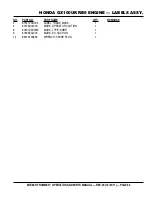 Preview for 63 page of MULTIQUIP Mikasa MTX60HF Operation And Parts Manual