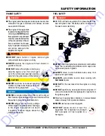 Preview for 7 page of MULTIQUIP Mikasa MTX70HDR Operation And Parts Manual