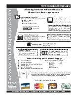 Preview for 5 page of MULTIQUIP Mikasa MVC-40G Operation And Parts Manual