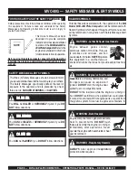 Preview for 8 page of MULTIQUIP Mikasa MVC-40G Operation And Parts Manual