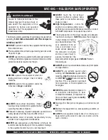 Preview for 10 page of MULTIQUIP Mikasa MVC-40G Operation And Parts Manual