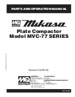 MULTIQUIP Mikasa MVC-77 Series Parts And Operation Manual preview