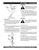 Предварительный просмотр 21 страницы MULTIQUIP Mikasa MVC-77 Series Parts And Operation Manual