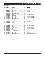 Предварительный просмотр 31 страницы MULTIQUIP Mikasa MVC-77 Series Parts And Operation Manual