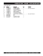 Предварительный просмотр 59 страницы MULTIQUIP Mikasa MVC-77 Series Parts And Operation Manual