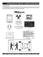 Preview for 10 page of MULTIQUIP Mikasa MVC-88VGH Operations & Parts Manual