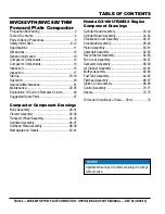 Preview for 4 page of MULTIQUIP Mikasa MVC88VTH Operation And Parts Manual