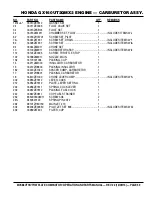 Preview for 58 page of MULTIQUIP Mikasa MVC88VTH Operation And Parts Manual