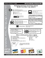 Preview for 5 page of MULTIQUIP Mikasa MVH-150D2 Operation And Parts Manual