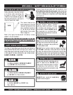 Предварительный просмотр 8 страницы MULTIQUIP Mikasa MVH-200DA Operations & Parts Manual