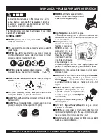 Preview for 10 page of MULTIQUIP Mikasa MVH-200DA Operations & Parts Manual