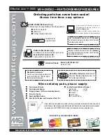 Preview for 5 page of MULTIQUIP Mikasa MVH-200DA2 Operations & Parts Manual