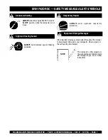 Preview for 7 page of MULTIQUIP Mikasa MVH-702DRSC Operation And Parts Manual