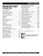 Preview for 4 page of MULTIQUIP Mikasa MVH406DSZ Operation And Parts Manual