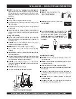 Preview for 8 page of MULTIQUIP Mikasa MVH406DSZ Operation And Parts Manual