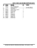 Preview for 91 page of MULTIQUIP Mikasa MVH508DZ Operation And Parts Manual