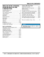 Preview for 4 page of MULTIQUIP Mikasa series MVH-306D Operation And Parts Manual