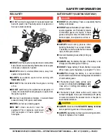 Preview for 9 page of MULTIQUIP Mikasa series MVH-306D Operation And Parts Manual