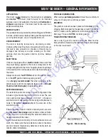 Preview for 14 page of MULTIQUIP MIX N' GO MC3P Operation And Parts Manual