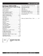 Preview for 4 page of MULTIQUIP MQ600TD80 Operation And Parts Manual