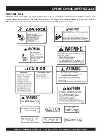 Preview for 12 page of MULTIQUIP MQ600TD80 Operation And Parts Manual