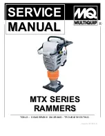 Предварительный просмотр 1 страницы MULTIQUIP MTX SERIES Service Manual