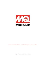 Preview for 22 page of MULTIQUIP MTX SERIES Service Manual