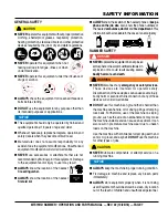 Preview for 3 page of MULTIQUIP MTX70HD Operation And Parts Manual