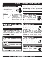 Preview for 8 page of MULTIQUIP MVH-R60H Operations & Parts Manual