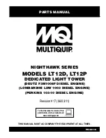 MULTIQUIP NIGHTHAWK LT 12P Parts Manual предпросмотр