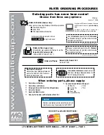 Preview for 3 page of MULTIQUIP NIGHTHAWK LT 12P Parts Manual