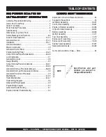 Preview for 4 page of MULTIQUIP Power Ultra-Silent DCA-70USJ Operation And Parts Manual