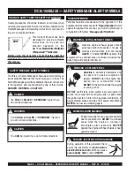 Preview for 8 page of MULTIQUIP Power WHISPERWATT DCA-150SSJU3 Operation And Parts Manual