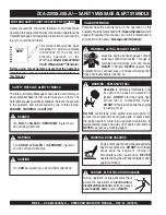 Preview for 8 page of MULTIQUIP Power WHISPERWATT DCA-220SSJ Operation And Parts Manual