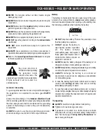 Preview for 14 page of MULTIQUIP Power WHISPERWATT DCA-45SSIU2 Parts And Operation Manual