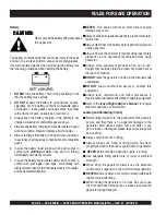 Preview for 8 page of MULTIQUIP Power WHISPERWATT DCA25SSIU Operation And Parts Manual