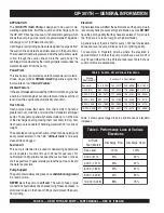 Preview for 11 page of MULTIQUIP QP-301TH Operation And Parts Manual