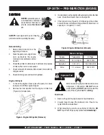 Предварительный просмотр 14 страницы MULTIQUIP QP-301TH Operation And Parts Manual