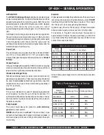 Preview for 12 page of MULTIQUIP QP-402H Operation And Parts Manual