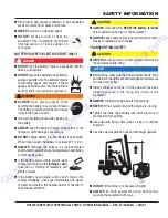 Предварительный просмотр 8 страницы MULTIQUIP QP205SLT Operation Manual