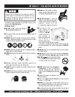 Preview for 8 page of MULTIQUIP QP305SLT Operation And Parts Manual