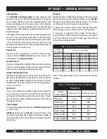 Preview for 12 page of MULTIQUIP QP305SLT Operation And Parts Manual